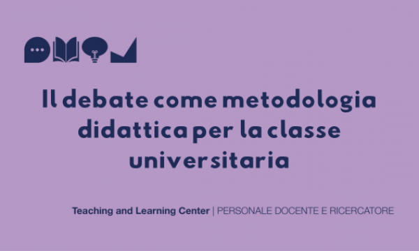 Evento per personale docente e ricercatore.