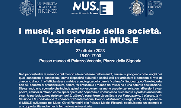 I musei, al servizio della società. L’esperienza di MUS.E