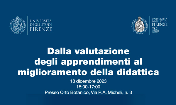 Dalla valutazione degli apprendimenti al miglioramento della didattica.